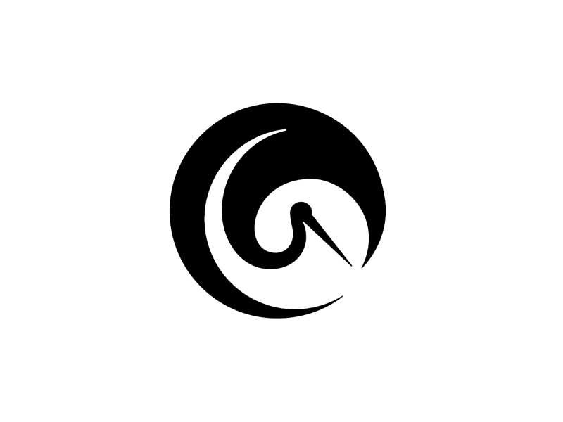 Crane crest samurai sport karate japan crane.png