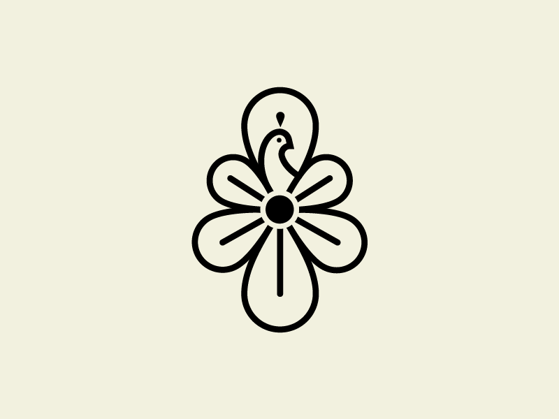 Le Fleur jewelry fauna flora peacock flower fleur.png