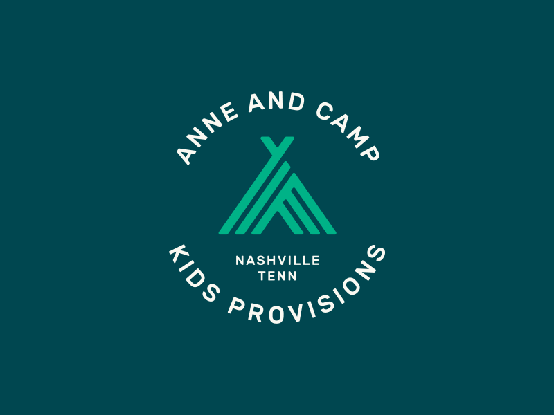Anne and Camp Branding anne and camp badge simple thick lines branding.gif
