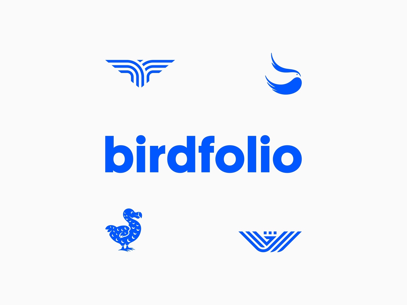 Bird Logos Collection - Behance vector logomark design negative space.jpg