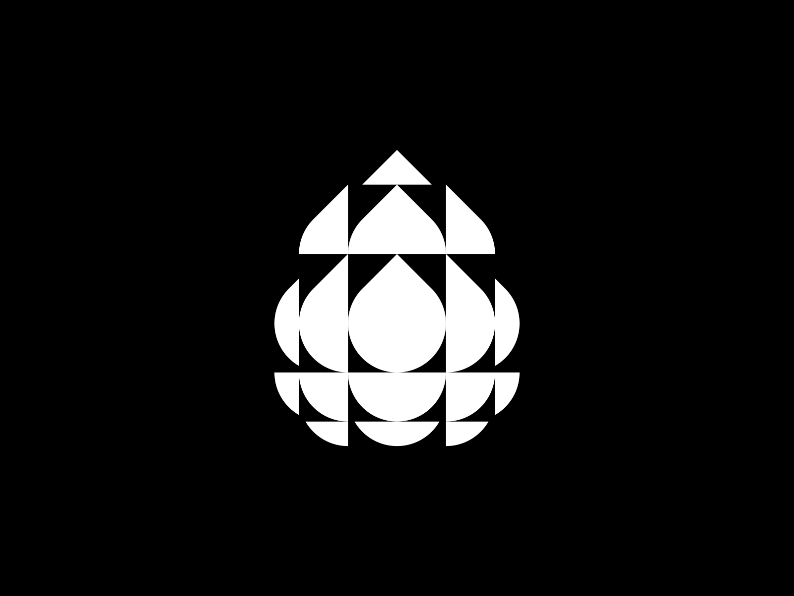 Droplet identity design logo design geometrical geometic water cbd cbd.png
