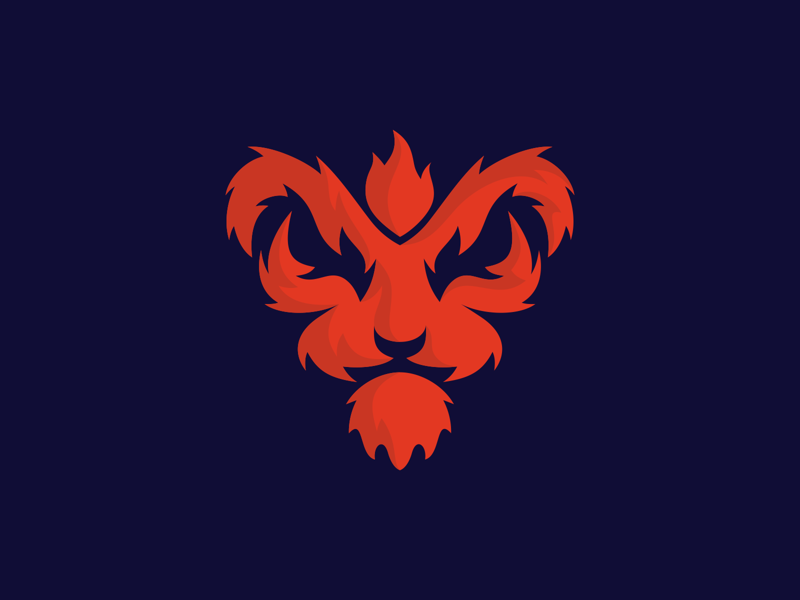 Fire Lion illustration animal logo animal character mascot design masc.png