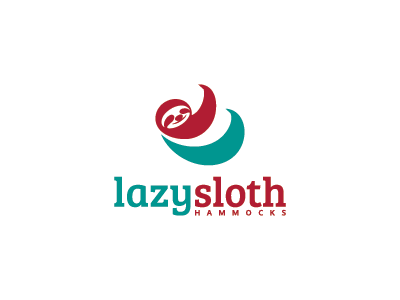 Lazy Sloth vacation hammock lazy sloth mark logo.png