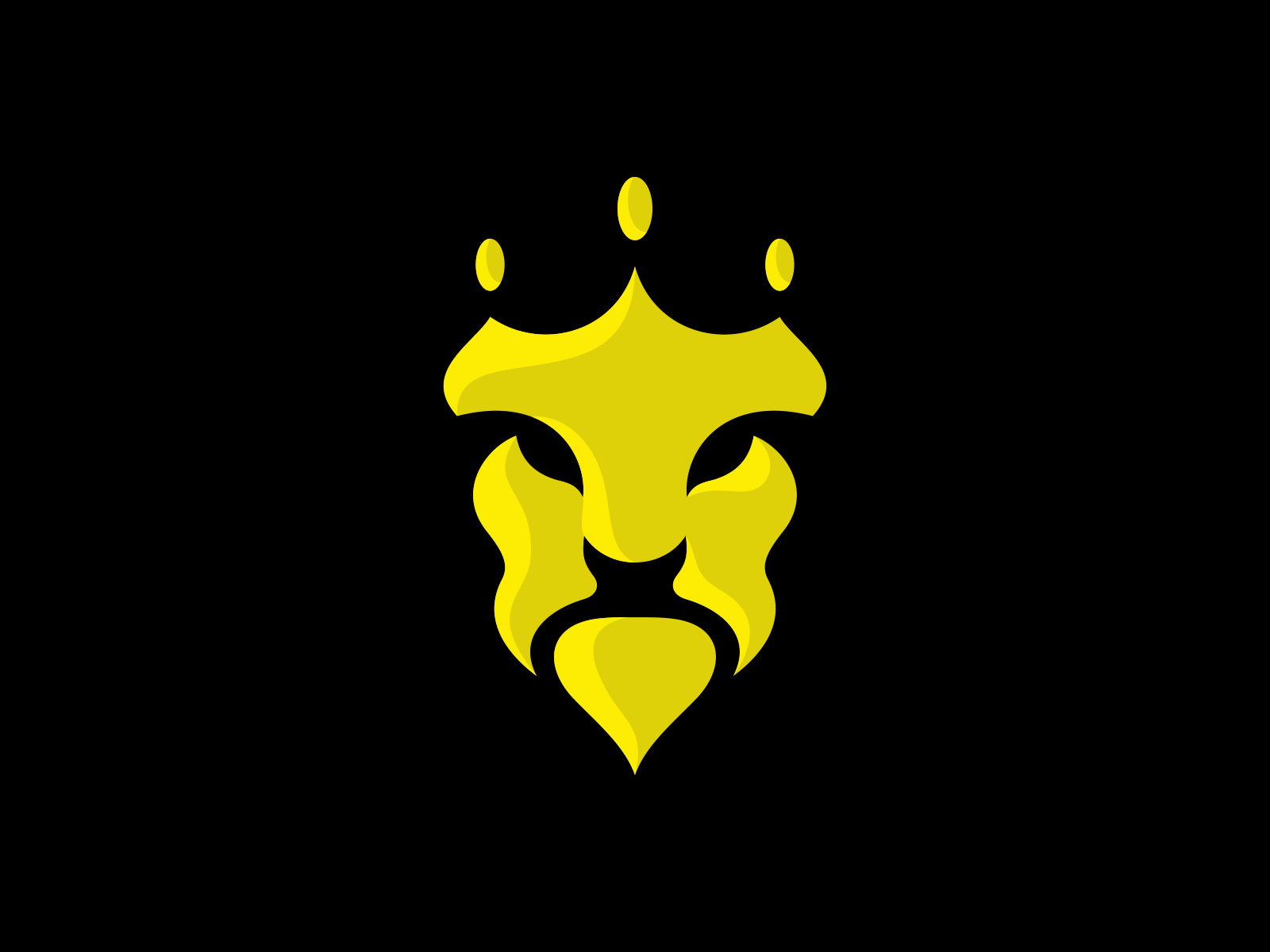 Lion Crown mark illustration animal illustration animal logo animal fo.png