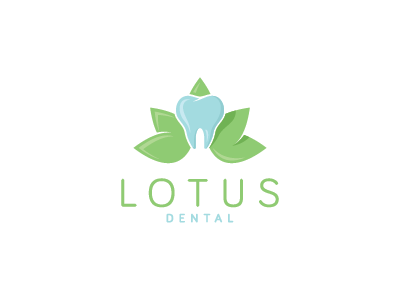 Lotus Dental dentistry dental leaf molar teeth tooth lotus symbol icon.png
