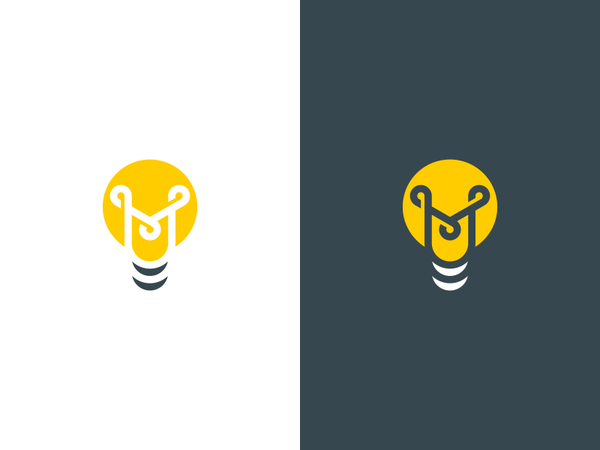 M light bulb mind concept idea monogram m bulb lightbulb.png