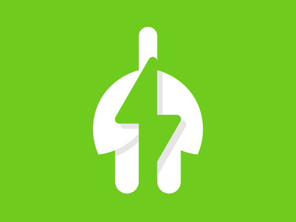 Natural Electric electricity leaf leaves negative space lightning bolt.png