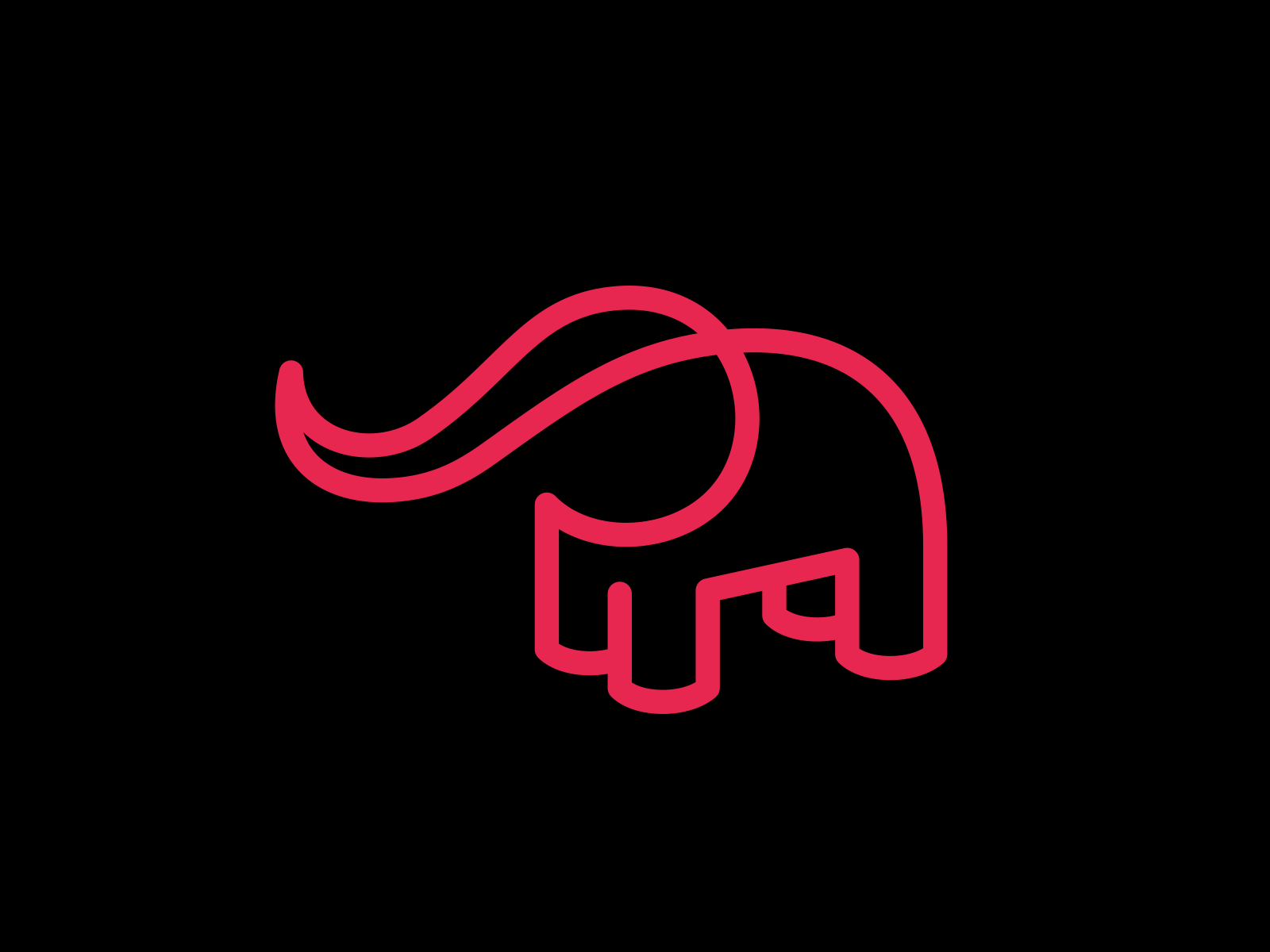 One-Line Elephant Logo Design icon symbol logomark mark graphicdesign.png