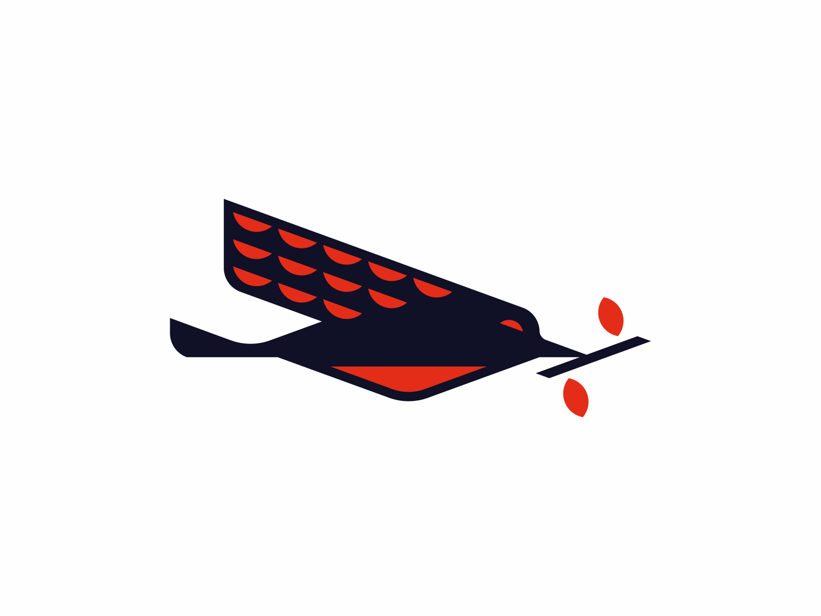 Robin fly songbird shapes geometric art geometric illustration geometr.png