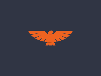 Thunderbird wings simple animal logo mark symbol flat bird eagle thund.png