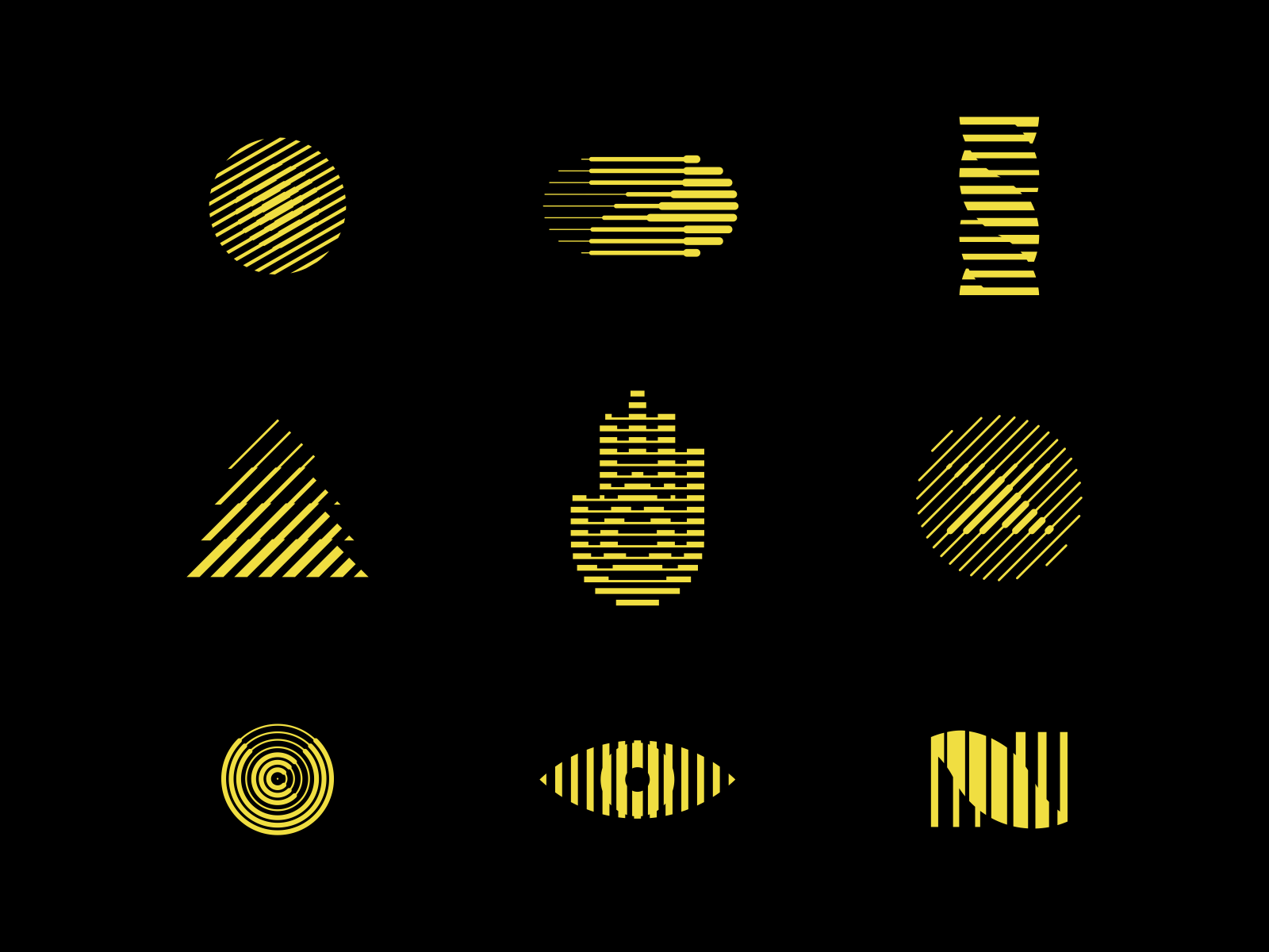 Tricking The Eye symbol mark logo design retro optical illusion logoma.png