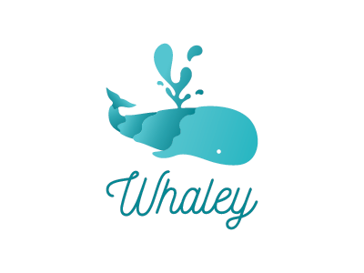 Whaley marine aquatic aqua sea ocean water whale fish mark logo.png