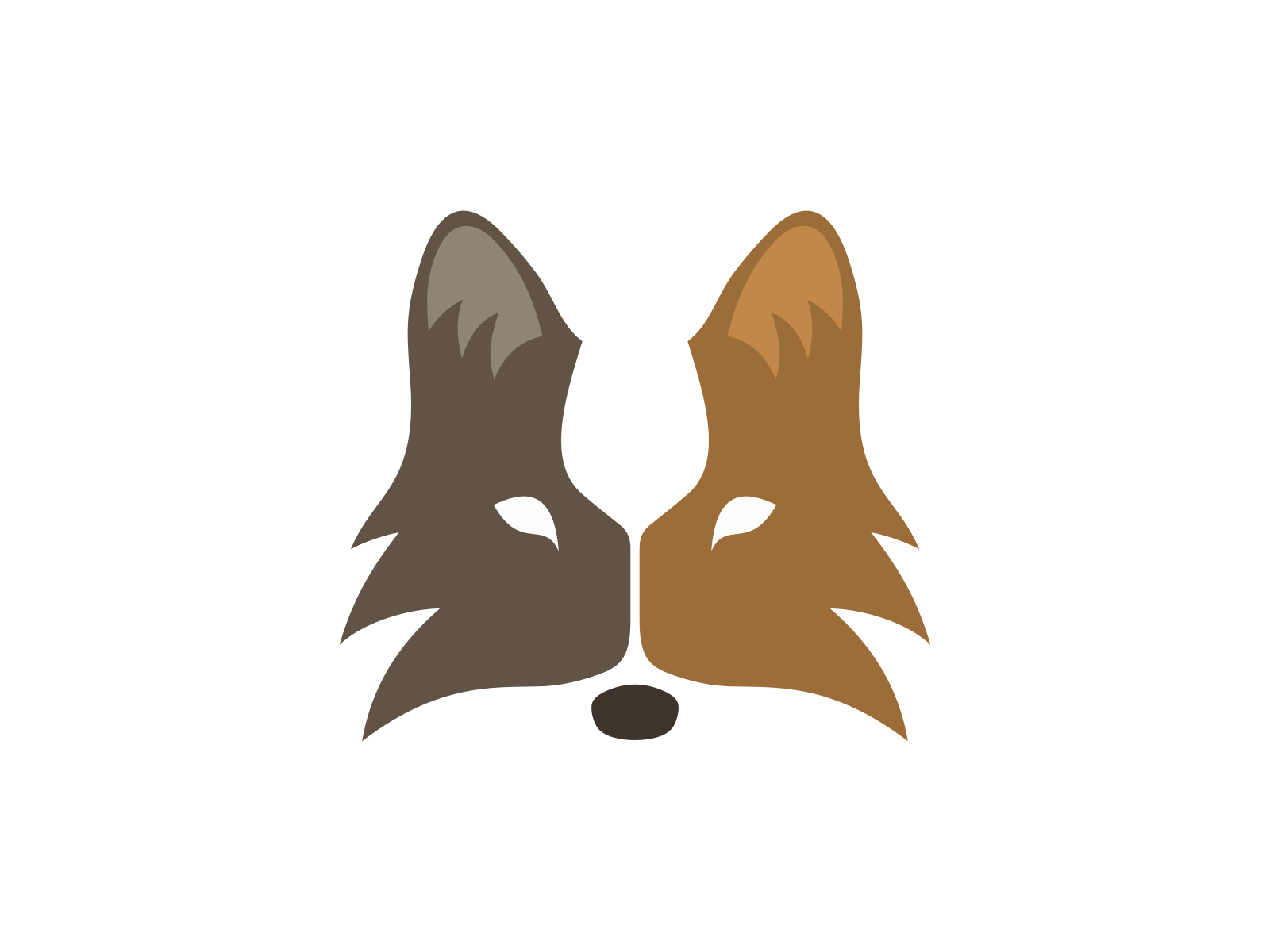 Wolf Wine Glass alcohol liquor bar animal logo animal mistershot icon.png