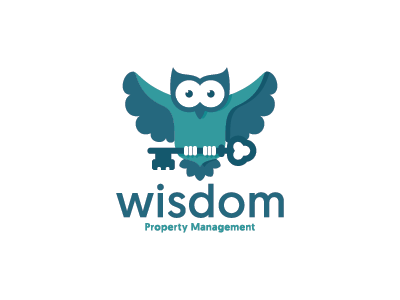 Wisdom Property Management property real estate home key owl bird symb.png