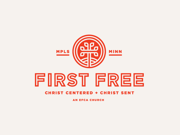 First Free  Final Logo christ tree cross identity logo church.png