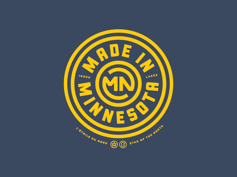 Made In Minnesota graphic apparel t-shirt icons logo state minnesota m.gif