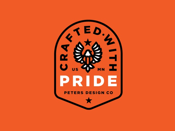 PDCo - Crafted With Pride logo american america monoweight crest badge.jpg