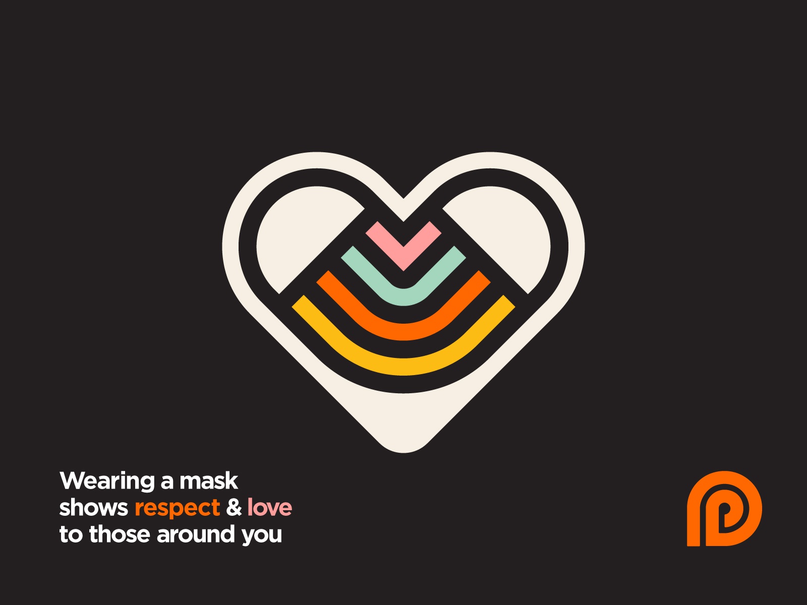 Respect  Love illustration branding covid mask.jpg