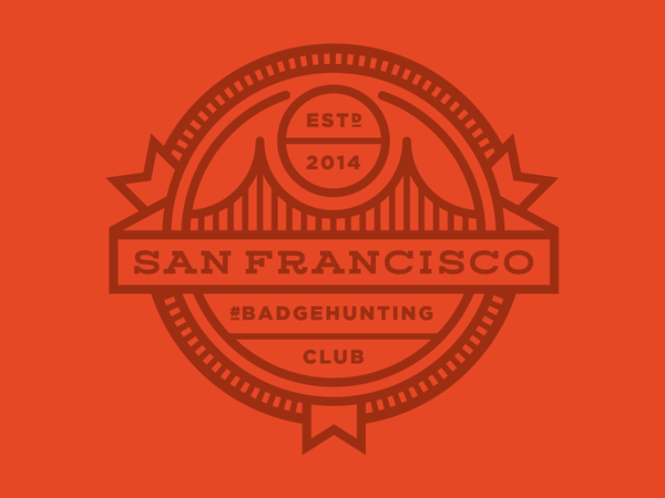 Sanfranciscobadgehuntingclub2 badgehunting badges classic american cre.png