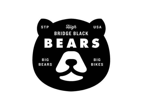 St Paul Bike Gangs High Bridge Black Bears artcrank bikes badges ameri.jpg
