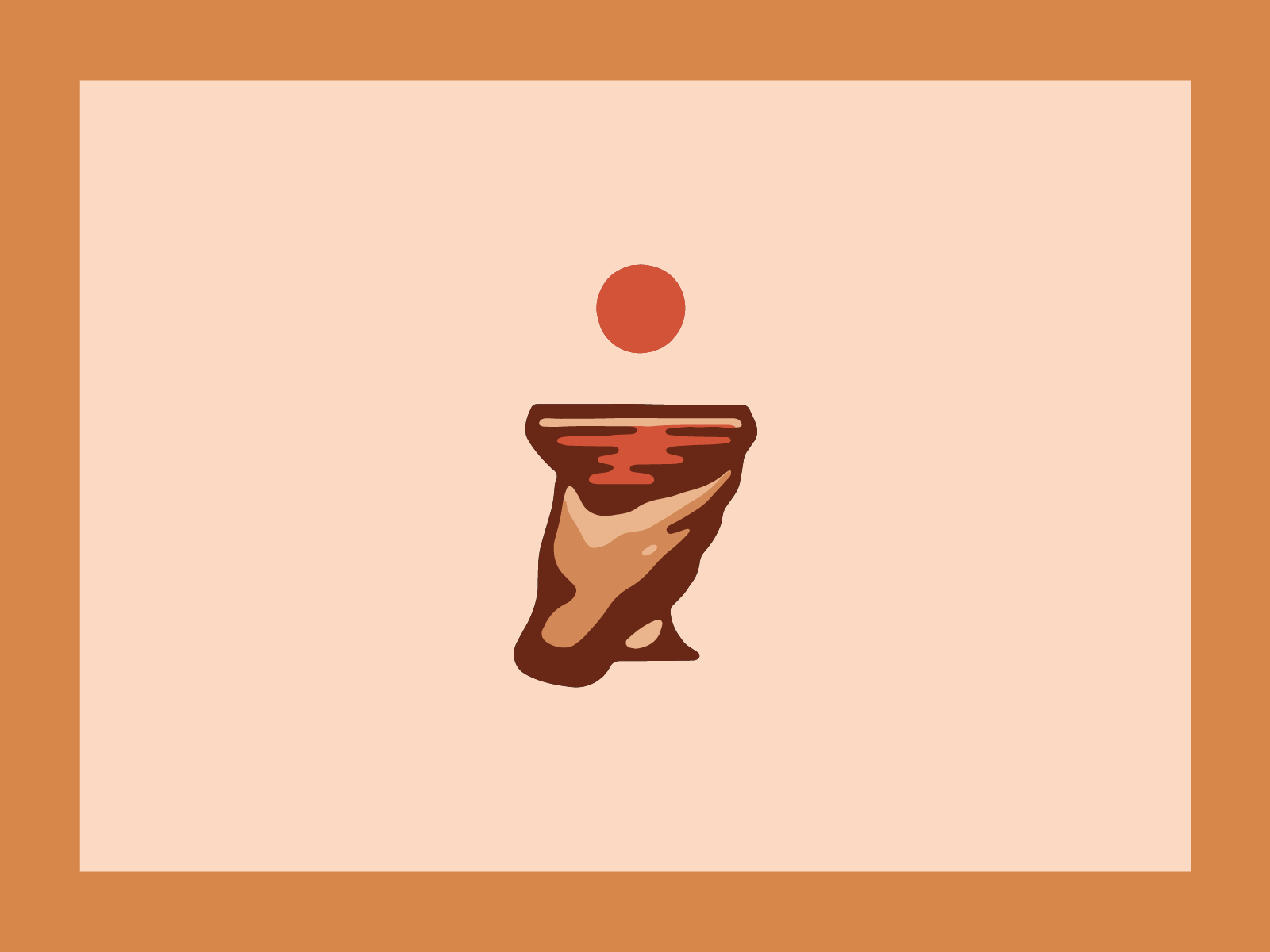 A small part of something bigger glass hand whiskey drink sun design r.png