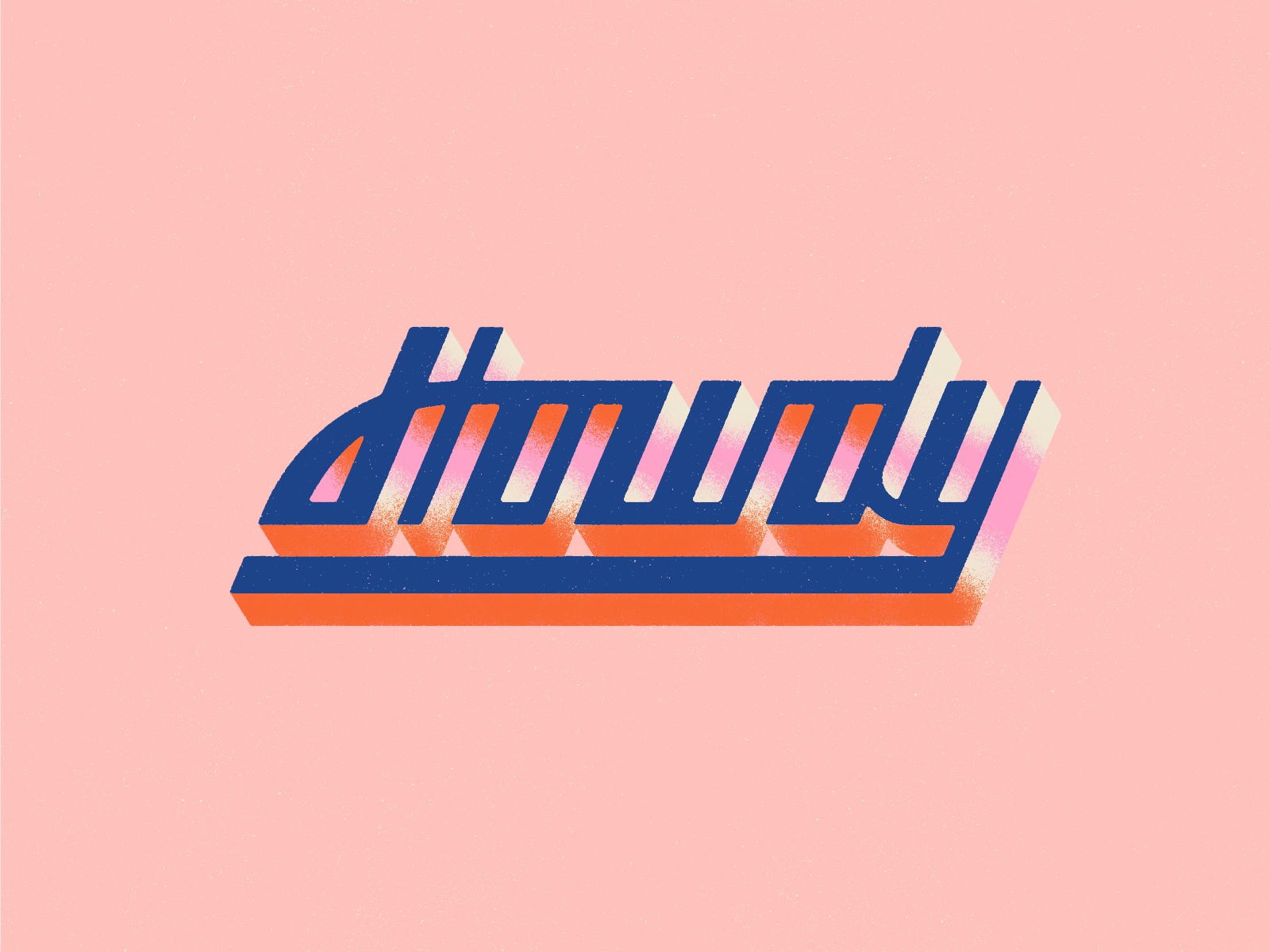 Howdy pink blue red vintage texas fun design art lettering illustratio.jpg