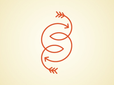 S, Fish, Arrows, and stuffffs s fish arrows logo red lines.jpg