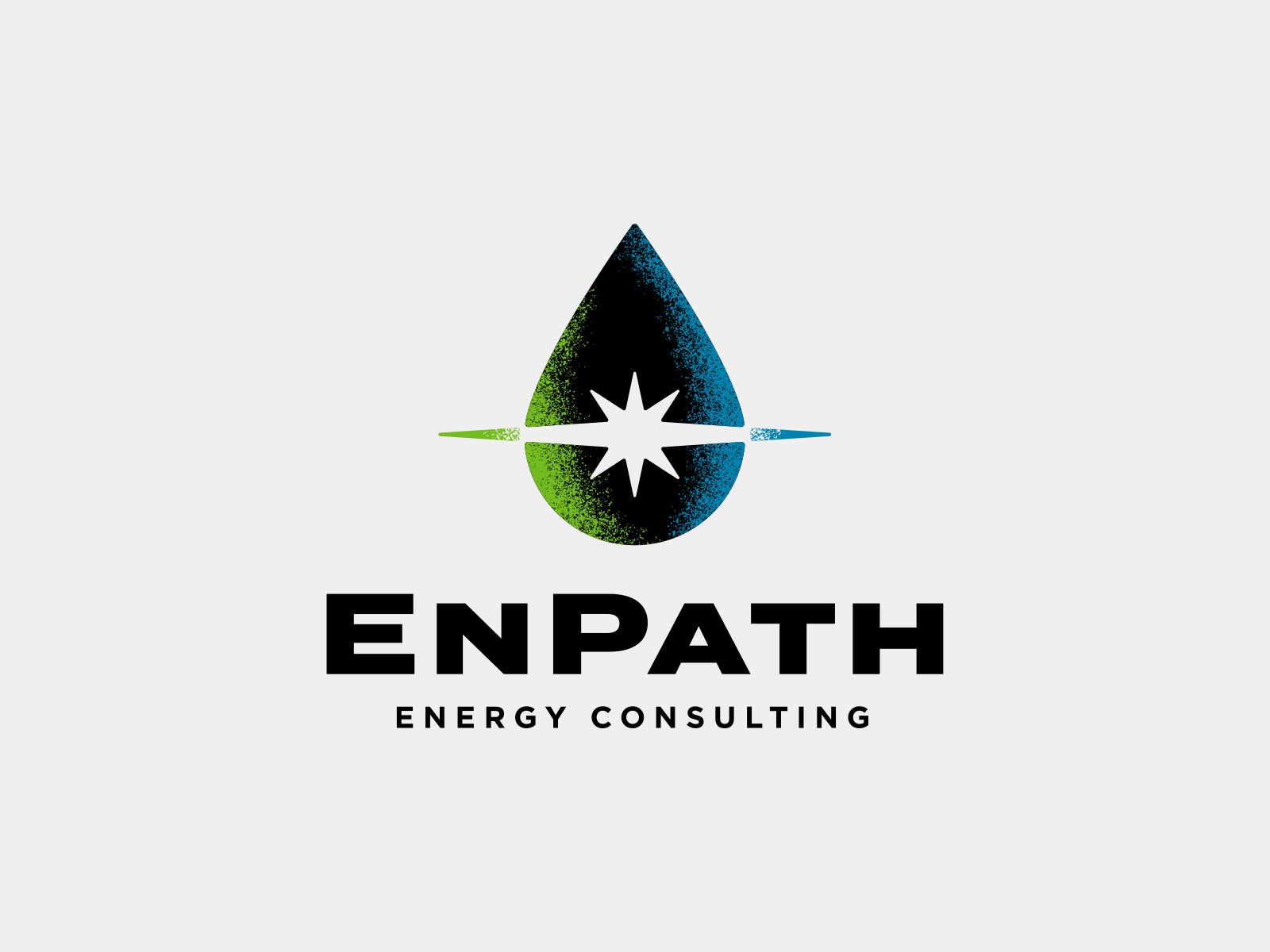 EnPath Logo icon logo design burst star drop energy gas oil identity l.jpg