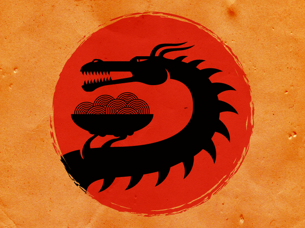 Gimme Sum China Grill - Seal logo identity design dragon food chinese.png