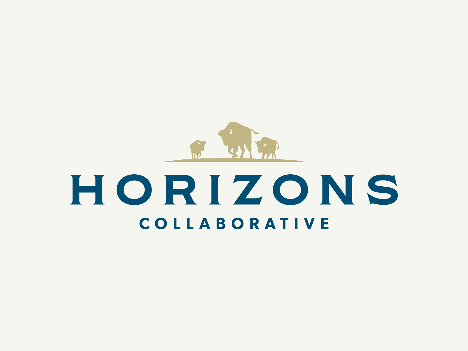 Horizons Collaborative identitiy consulting herd logo design bison log.png