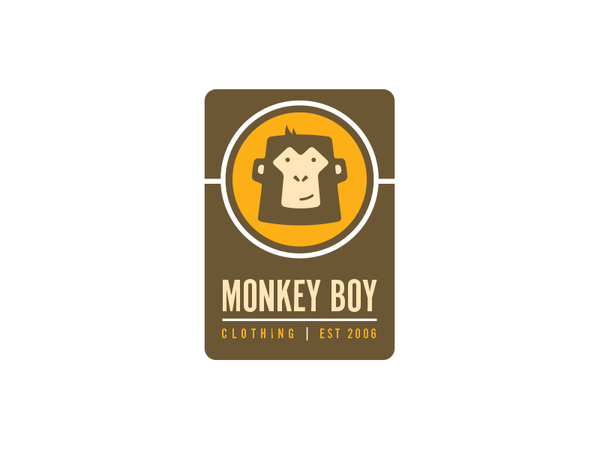 Monkeyboy Clothing Company - V4 monkey gorilla orange brown tan enclos.png