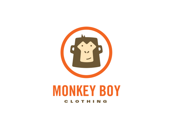 Monkeyboy Clothing Company - V3 monkey head circle modern clean orange.png