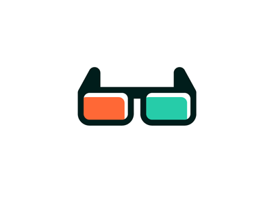 bd Glasses glasses media vision logo branding identity monogram illust.webp