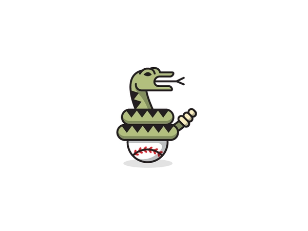 Diamondbacks snake baseball sports illustration editorial print magazi.webp