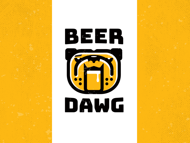 Beer Dawg_ drib brewery beer art beer label illustration graphic desig.png