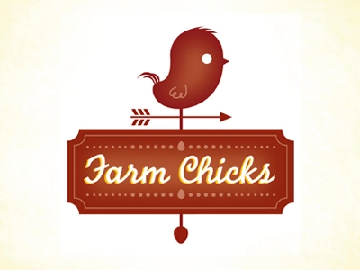 Farm Chicks chick farm weather vain brown clothing.webp