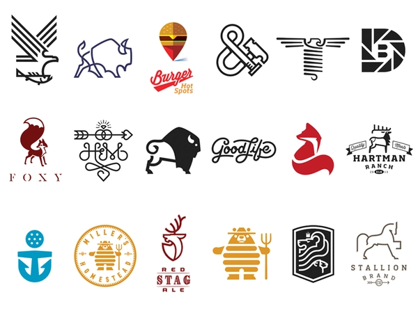 LL9 selected logos  logo design mike bruner logo lounge illustration g.webp