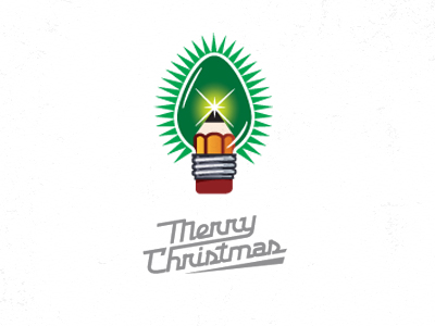 Merry Christmas Dribbble merrychristmas holiday cheer bulb light penci.webp