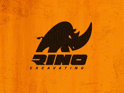 Rino Excavating rino orange industrial tough construction rhino.webp
