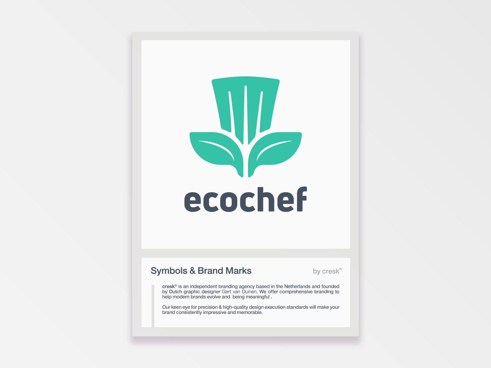 ecochef symbol  brand mark design food branding beverage brand food ch.png