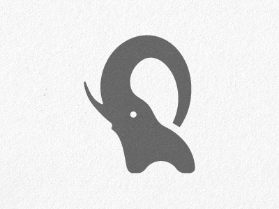 Elify elephant elify logo iconography animal.png