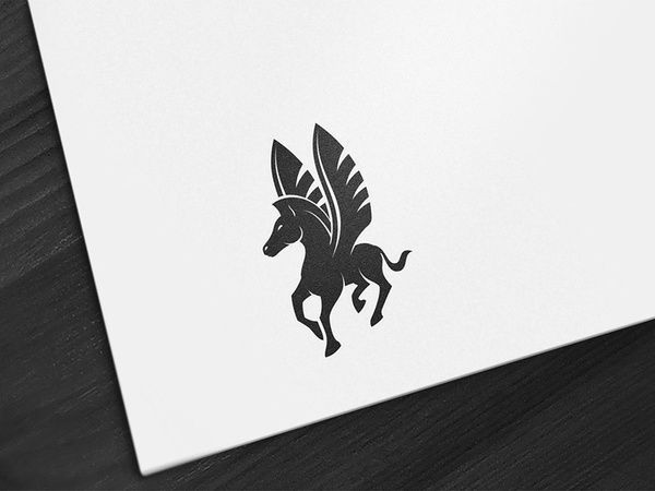 Flying Horse logo mark brandmark flying horse horse animal logo collec.jpg