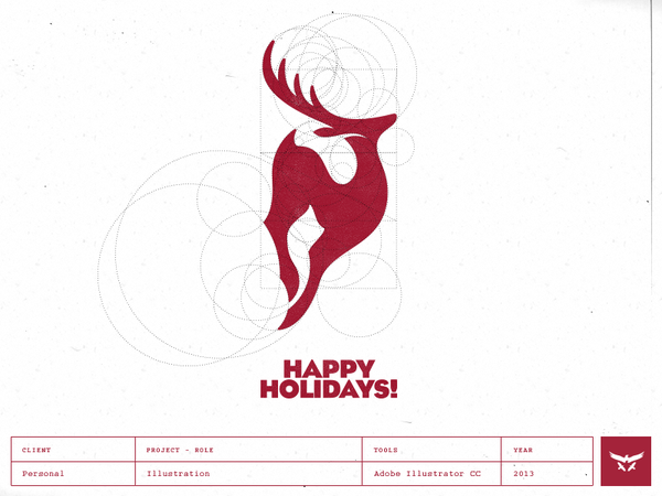 Happy Holidays - Logo Design brand identity design brand mark custom l.png