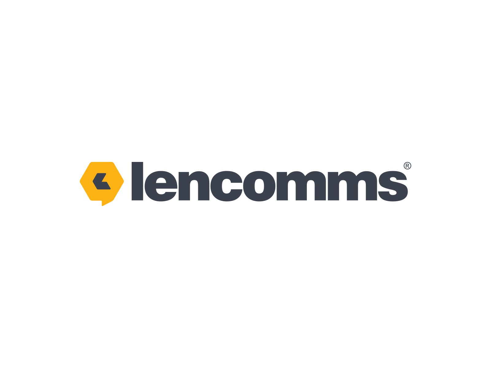 Lencomms logo design geometric brand identity symbol custom logo desig.jpg