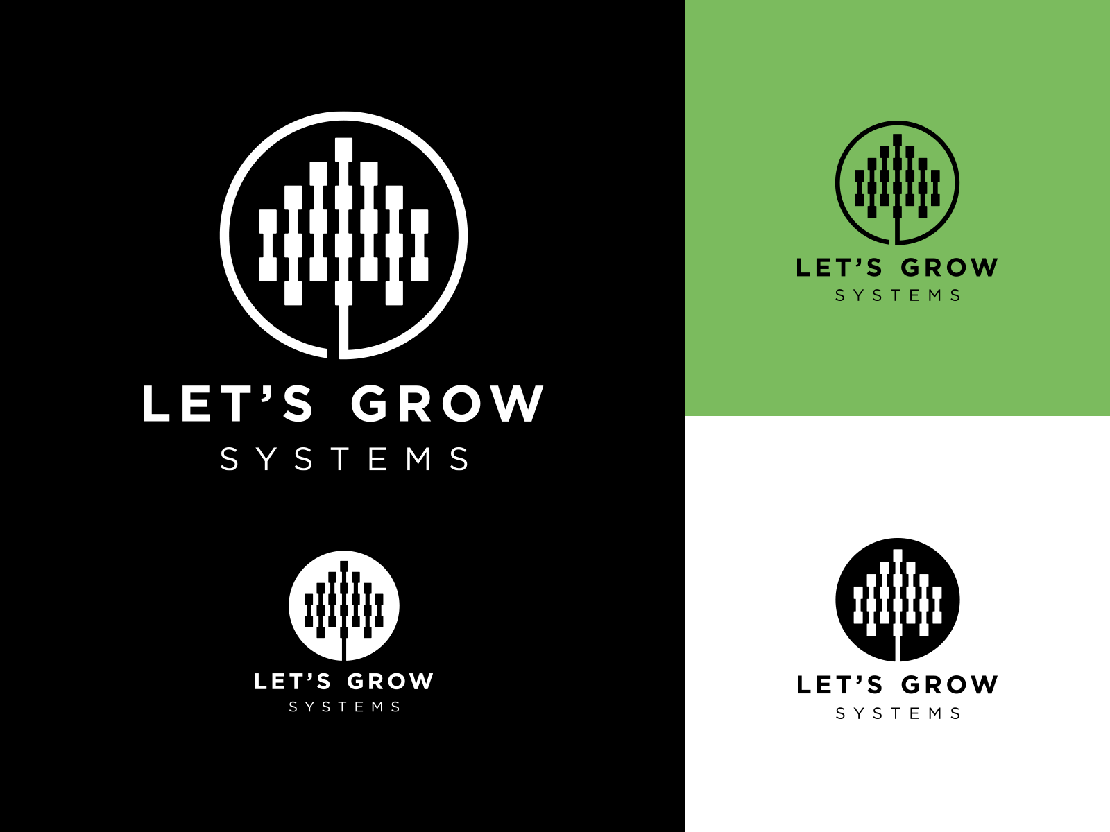 Lets Grow Systems - Logo Showcase symbol designer icon designer logo m.png