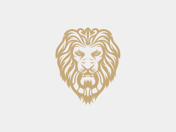 Lion Doorknocker king regal logo design doorknocker lion.png