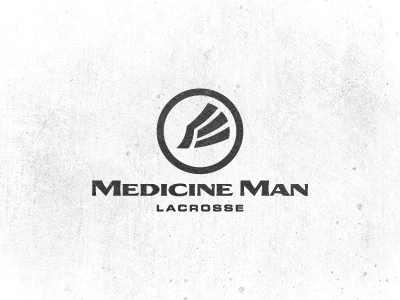 Medicine Man Lacrosse - Logo Design logo design brandmark sports lacro.png
