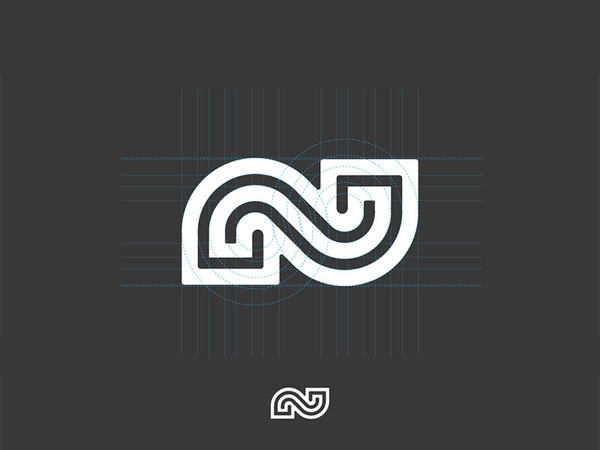 N. geometric grid process monogram identity branding symbol icon mark.jpg