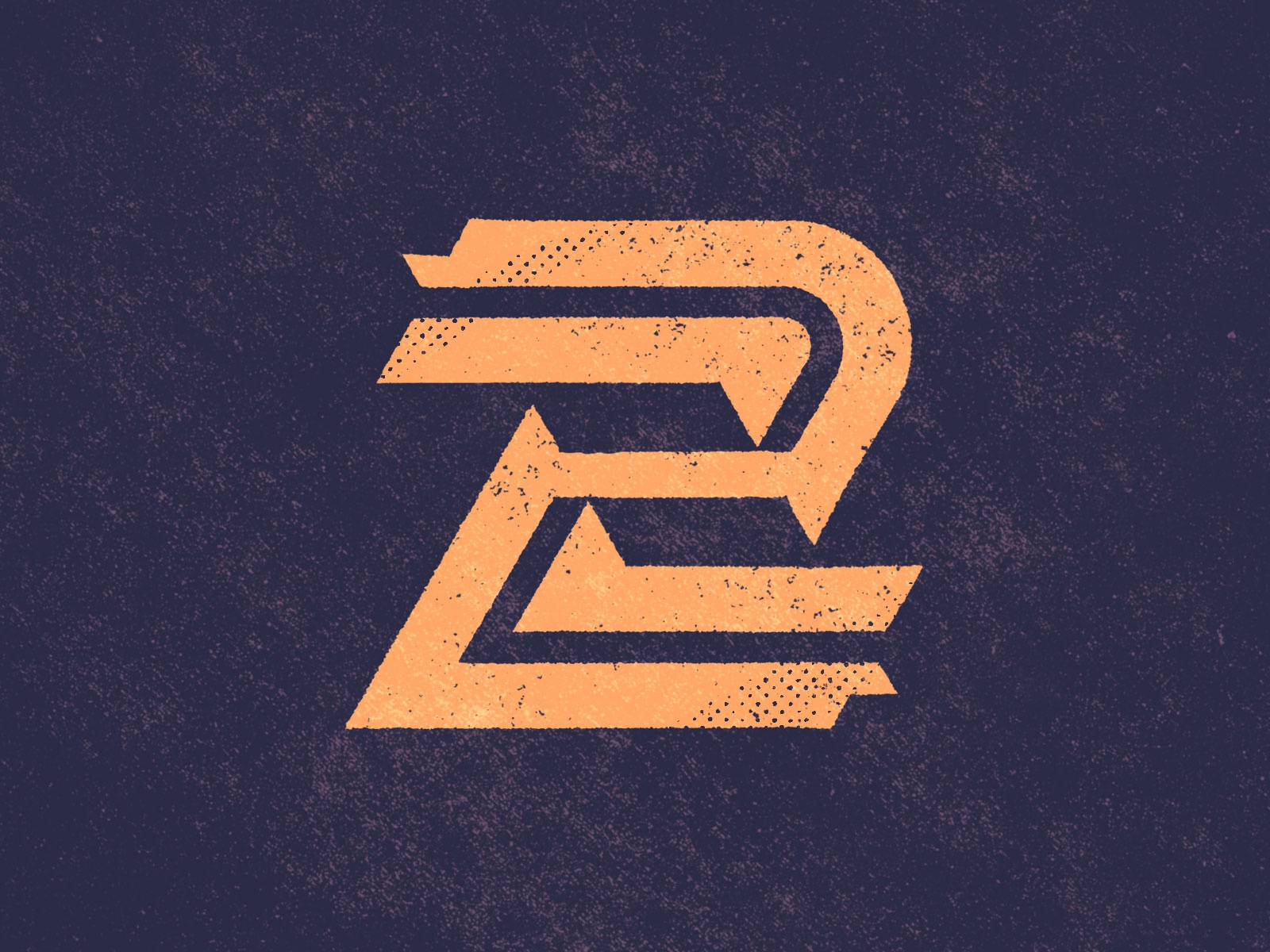 No. 2. brand identity monogram design 36daysoftype texture number mono.jpg