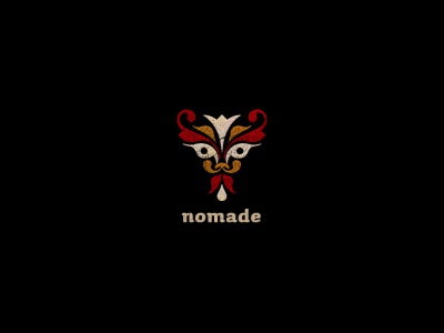 Nomade tribal chief eyes head nomad nomade tribal logo mark bigger typ.jpg